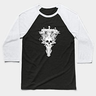 Liberty or Death Skull and Sword Baseball T-Shirt